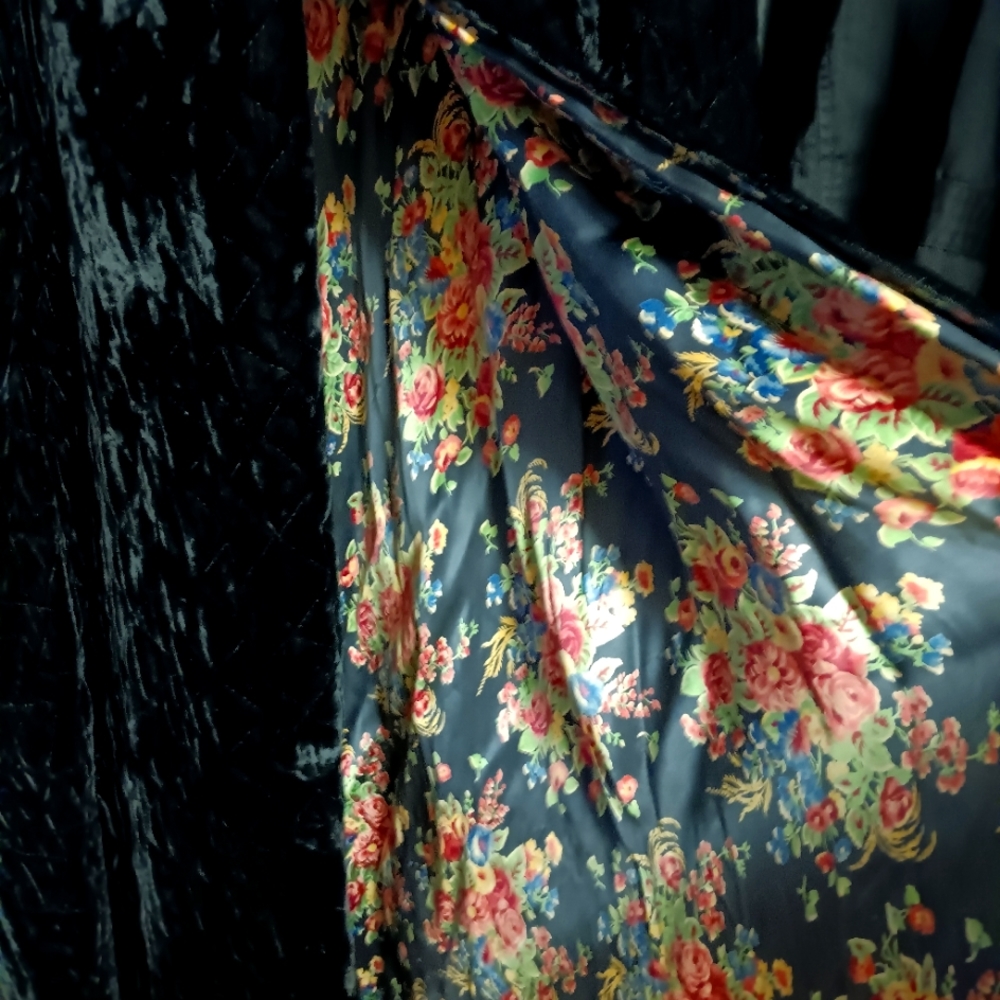Black vintage robe or coat